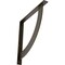 Ekena Millwork Bulwark Steel Bracket, Antiqued Brass 2"W x 20"D x 20"H BKTM02X20X20BUABS - alternate 1